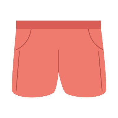 spor erkek mayo kıyafetleri izole vektör simgesi