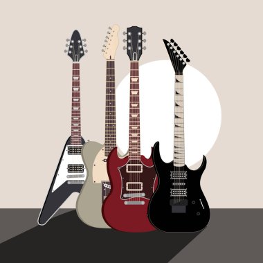 elektro gitar enstrümanları ses konseri