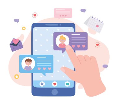 Akıllı telefon mesajlaşması için çevrimiçi randevu uygulaması