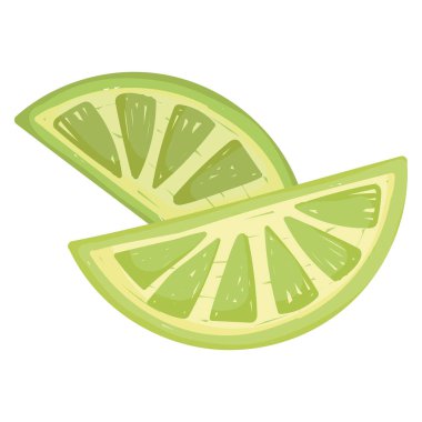 sağlıklı yiyecek dilimi limon limon turunçgil düz ikon tarzı