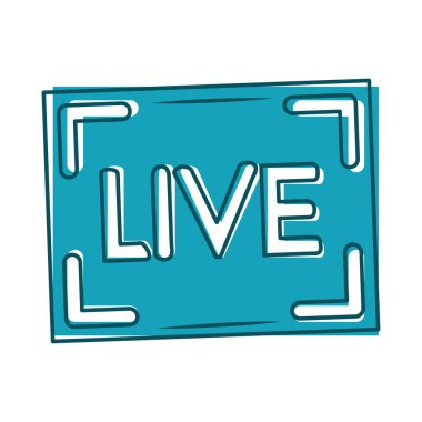 canlı video web uygulaması mobil mavi tasarım