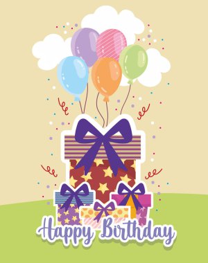 Doğum günü hediyeleri balonları