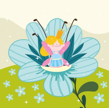 Tatlı peri çiçeği.