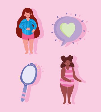 Kendini kabul eden kızlar.