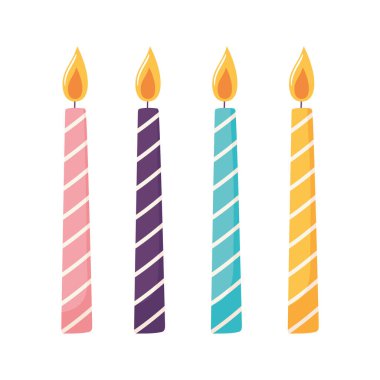 Mumlar dekorasyon kutlaması