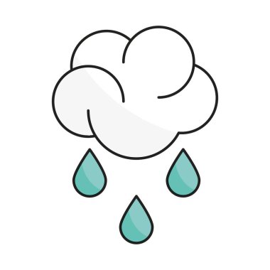 bulut yağmuru damlası