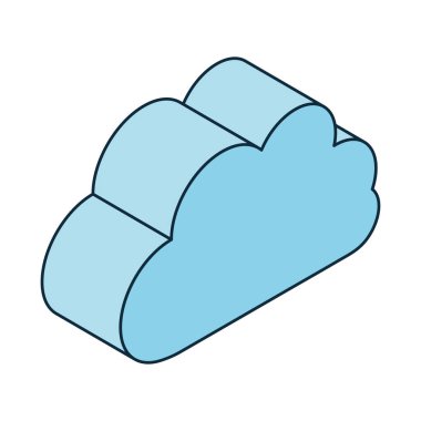 bulut depolama izometriği