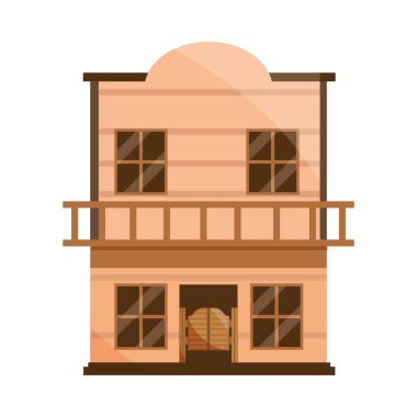 Eski salonun önünde.