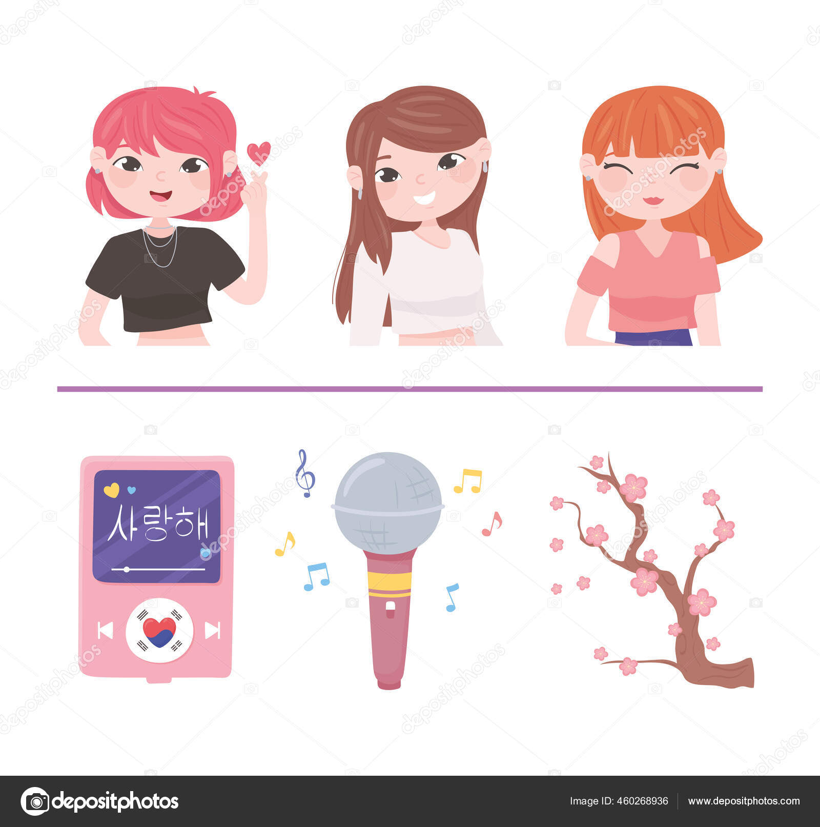 Kpopストックベクター ロイヤリティフリーkpopイラスト ページ 2 Depositphotos