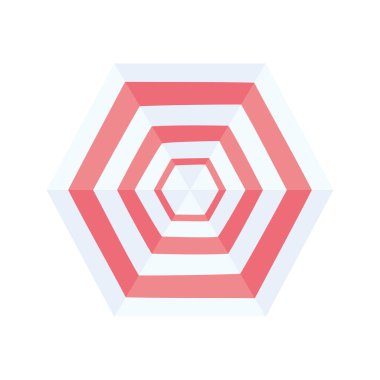 Üst görünüm şemsiye