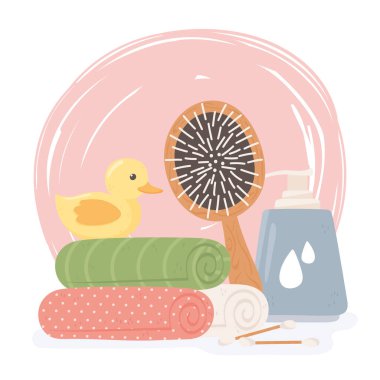 Hijyen objeleri çizgi filmi