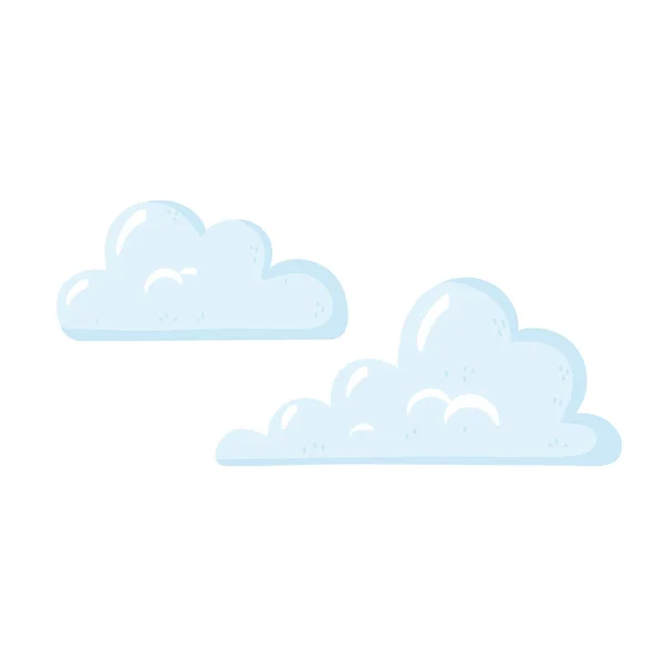 Wolken lucht weer — Stockvector