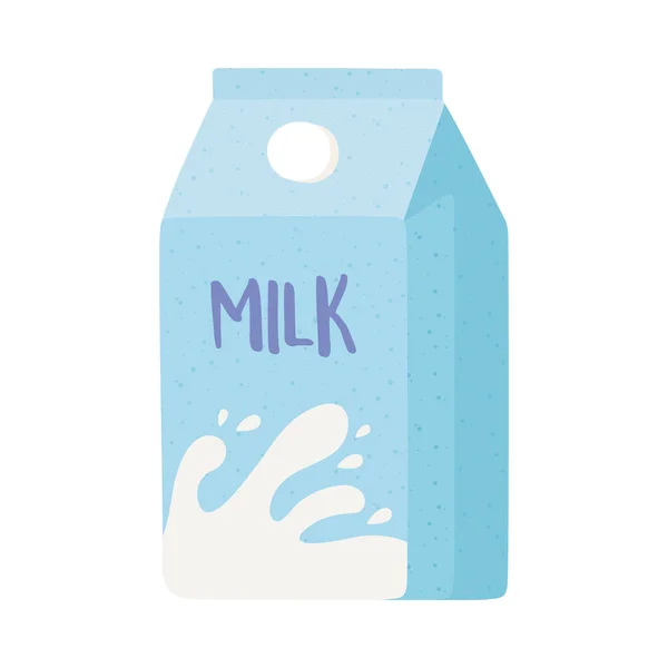 Milchkistengetränk — Stockvektor