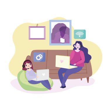 insanlar çevrimiçi çalışıyor