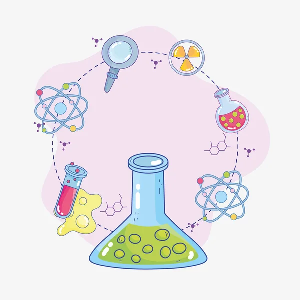 Наукове хімічне обладнання — стоковий вектор