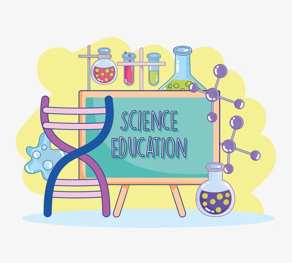 Wissenschaftliche Bildungstafel — Stockvektor