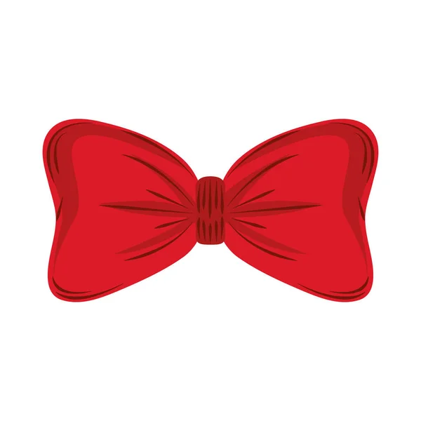 Red bow tie — Stock Vector