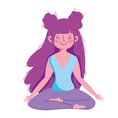 Yoga yapan kız