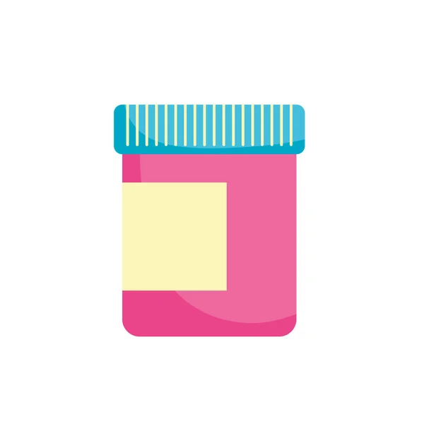 Medikamentenbehälter mit Rezepten — Stockvektor