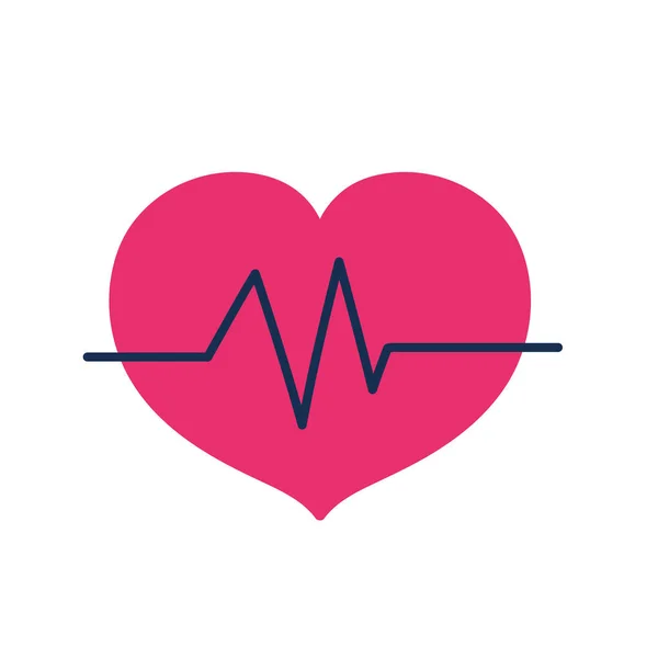 Medical heartbeat health — Stock Vector