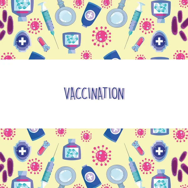 Covid-19 Coronavirus疫苗 — 图库矢量图片