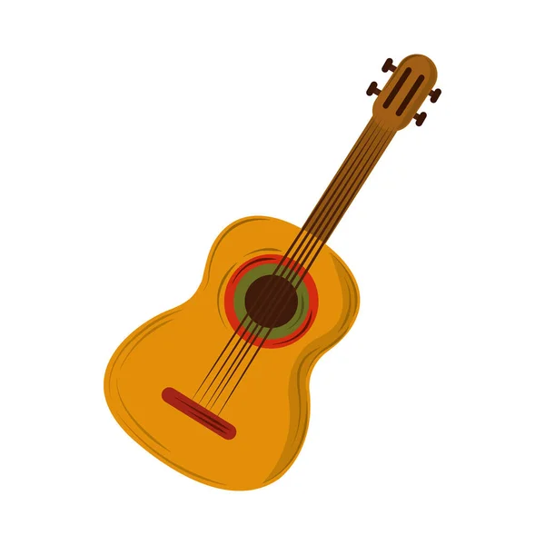 Instrumento musical de guitarra — Vector de stock