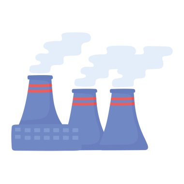 Fabrika bacası dumanı