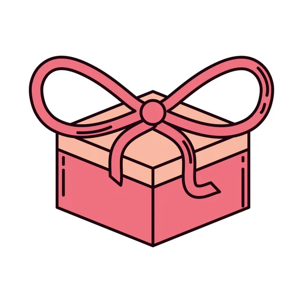 Boîte cadeau célébration — Image vectorielle