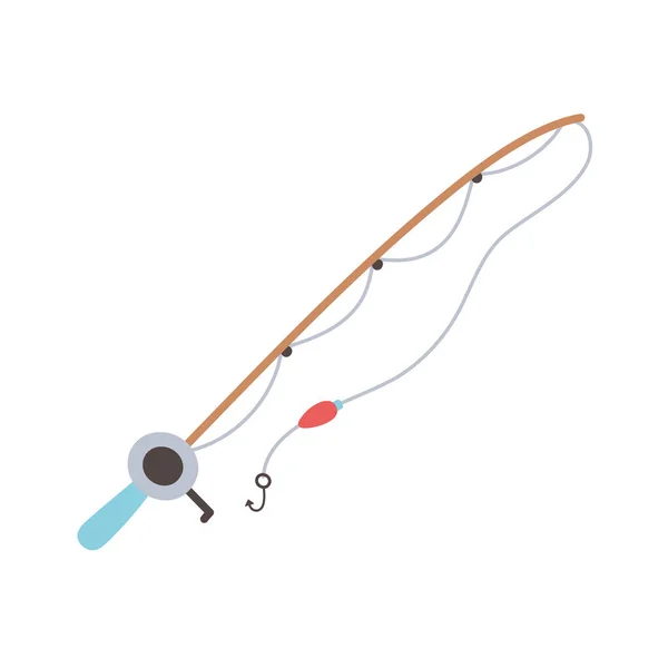 Balıkçı çubuğu ekipmanı — Stok Vektör