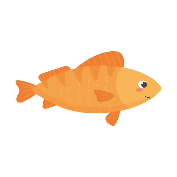 Little fish cartoon — Stock Vector