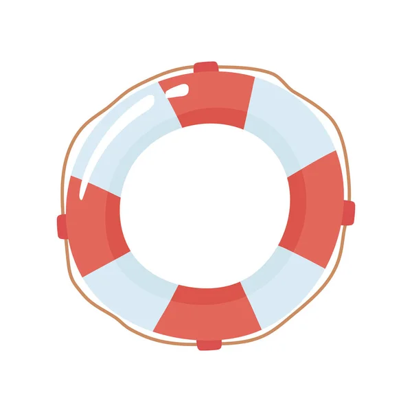 Lifebuoy nautical martime — Stock Vector