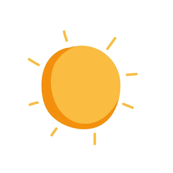 Ήλιο καλοκαίρι κλίμα — Διανυσματικό Αρχείο