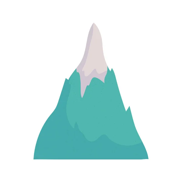 Puncak gunung tinggi - Stok Vektor