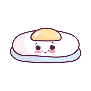 Sevimli çizgi film yumurtası.