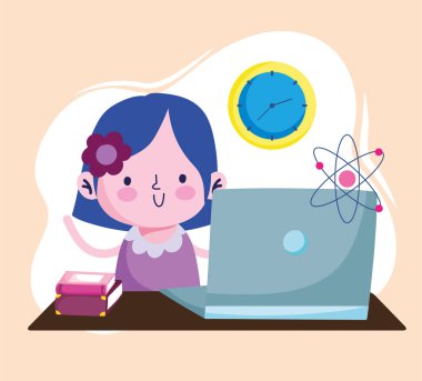 eğitim çevrimiçi öğrencisi