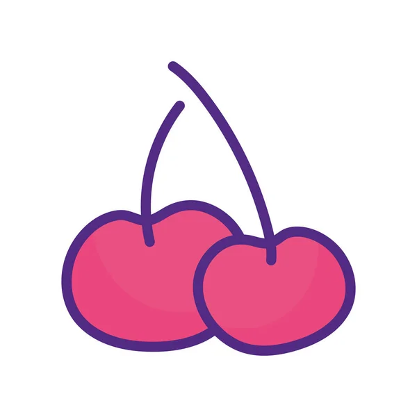 Desenho animado de cereja —  Vetores de Stock