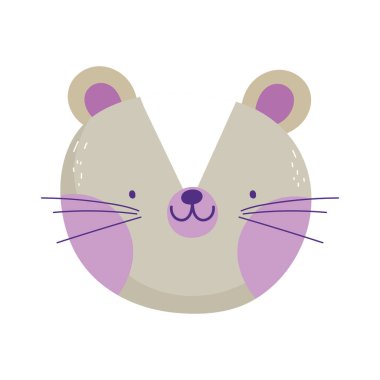 Sevimli rakun suratlı çizgi film