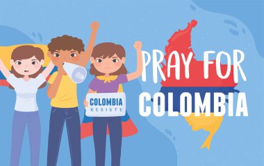 Kolombiya için dua et.