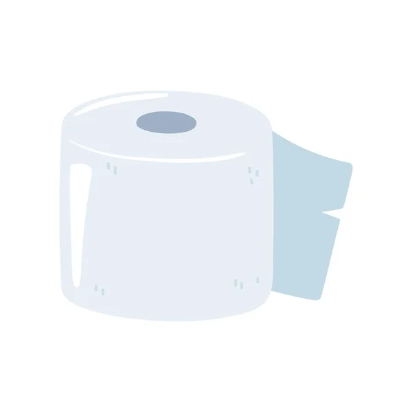 Toalettpapper rulle — Stock vektor