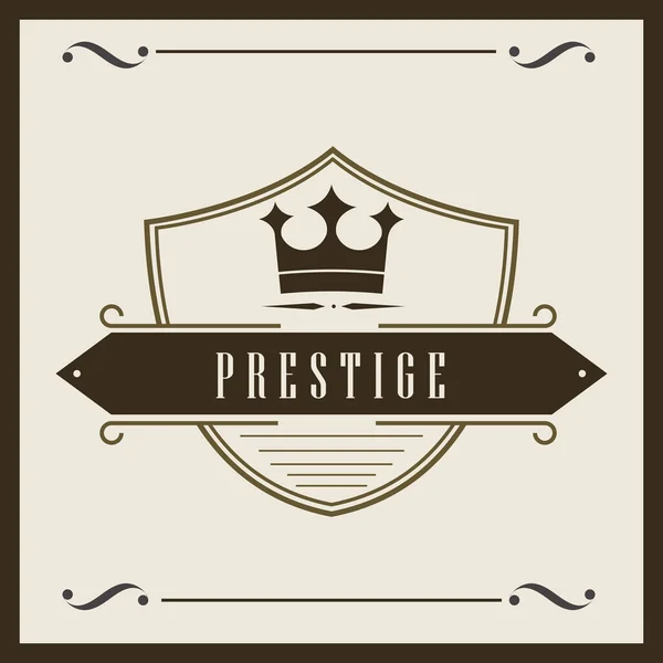 Prestige élégant vintage — Image vectorielle