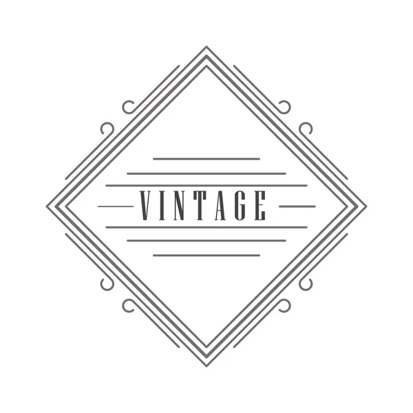 Vintage labelsjabloon — Stockvector
