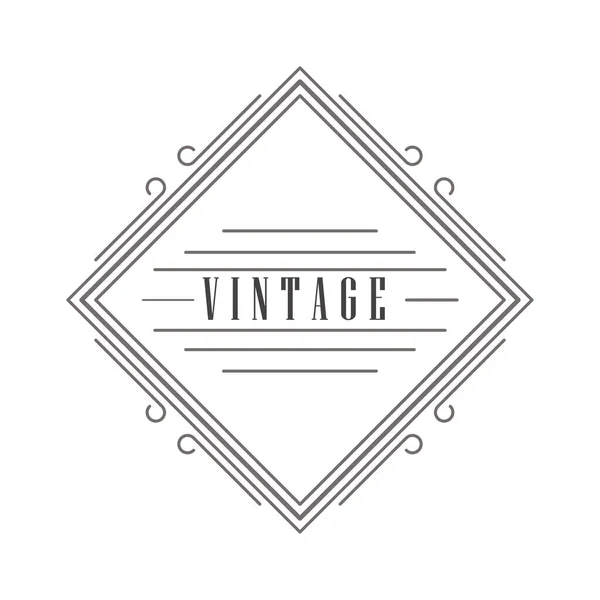 Modèle d'étiquette vintage — Image vectorielle