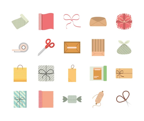 Wrapping tools set — Wektor stockowy