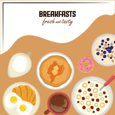 breakfast menu fresh tasty