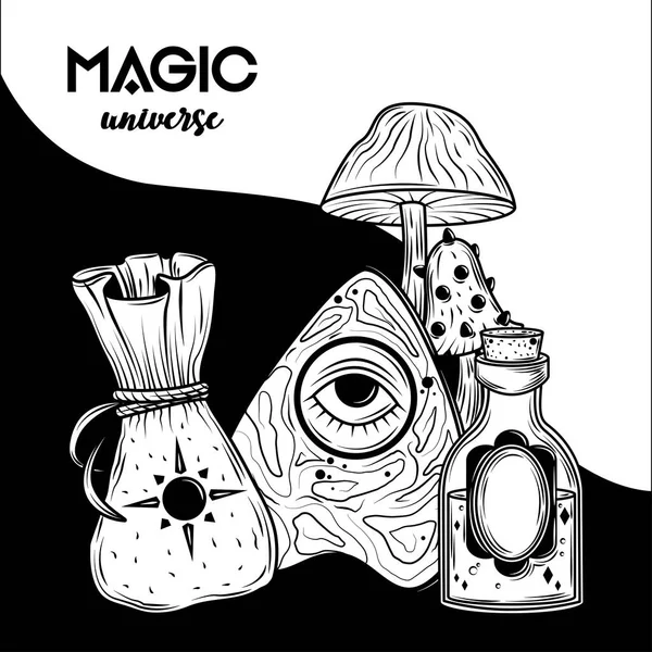 Magic universe poster — Wektor stockowy