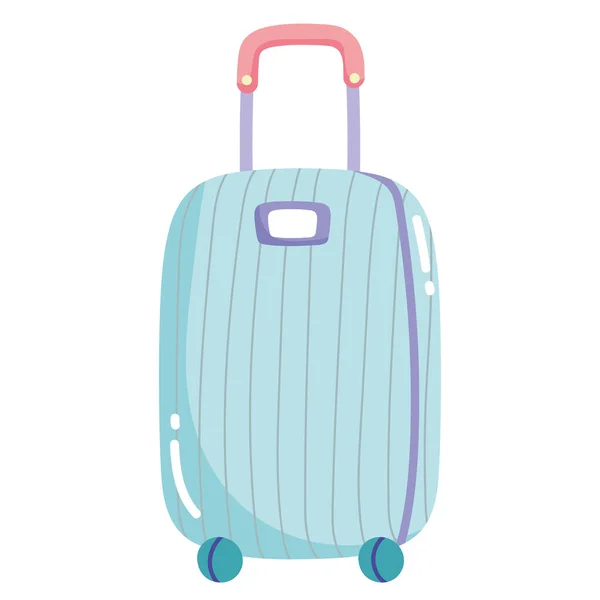 Suitcase luggage cartoon — стоковый вектор