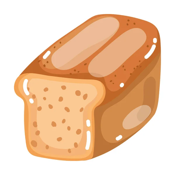 Bakery slice bread — Stockvektor