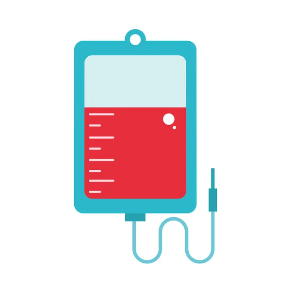 Донорство крові сумка — стоковий вектор