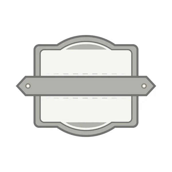 Vintage badge ribbon — стоковый вектор