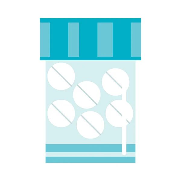 Medicament pills bottle — Vetor de Stock